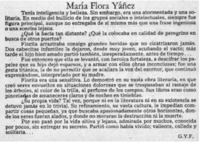 María Flora Yáñez María Flora Yáñez