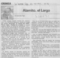 Alamito, el largo Alamito, el largo