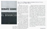 Debate sobre el divorcio Debate sobre el divorcio