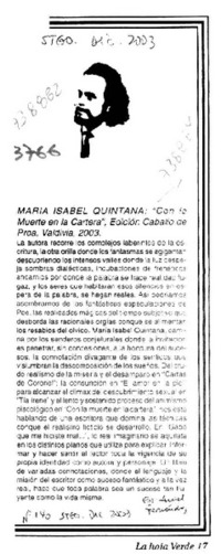 Con la muerte en la cartera Con la muerte en la cartera