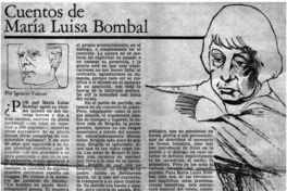 Cuentos de María Luisa Bombal Cuentos de María Luisa Bombal