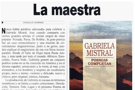 La maestra La maestra