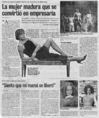 La mujer madura que se convirtió en empresaria La mujer madura que se convirtió en empresaria