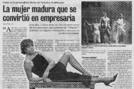 La mujer madura que se convirtió en empresaria La mujer madura que se convirtió en empresaria