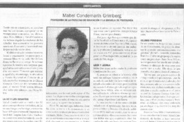 Mabel Condemarín Grimberg Mabel Condemarín Grimberg