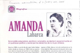 Amanda Labarca Amanda Labarca