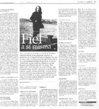 Fiel a sí misma Fiel a sí misma