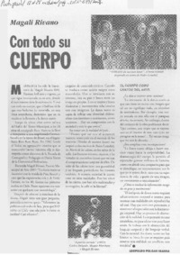 Con todo su cuerpo Con todo su cuerpo