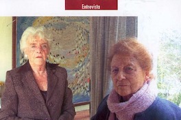 Eliana Bronfman y Luisa Johnson: Amantes y promotoras del diálogo inter-generacional Eliana Bronfman y Luisa Johnson: Amantes y promotoras del diálogo inter-generacional