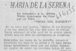 María de La Serena María de La Serena