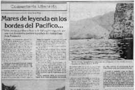Mares de leyenda en los bordes del pacífico Mares de leyenda en los bordes del pacífico