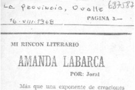 Amanda Labarca Amanda Labarca