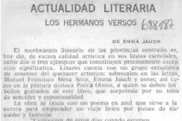 Los hermanos versos Los hermanos versos