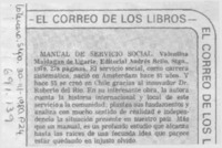 Manual de servicio social Manual de servicio social