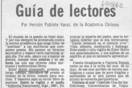 Guía de lectores Guía de lectores