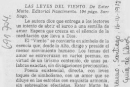 Las Leyes del viento. Las Leyes del viento.