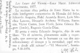 Las Leyes del viento. Las Leyes del viento.