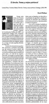 El derecho. Trama y conjura patriarcal El derecho. Trama y conjura patriarcal