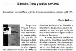 El derecho. Trama y conjura patriarcal El derecho. Trama y conjura patriarcal