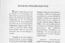 Eugenia Toledo-Keyser Eugenia Toledo-Keyser
