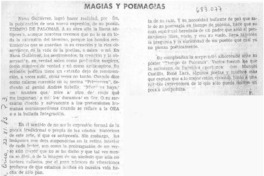 Magias y poemagias Magias y poemagias
