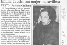 Emma Jauch: esa mujer maravillosa Emma Jauch: esa mujer maravillosa