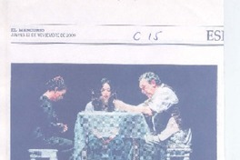 Ana María Palma estrenará la versión teatral de "La casa de los espíritus" Ana María Palma estrenará la versión teatral de "La casa de los espíritus"