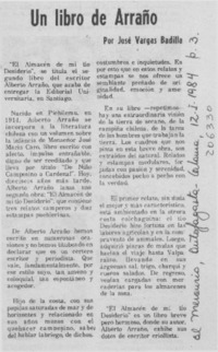 Un libro de Arraño Un libro de Arraño