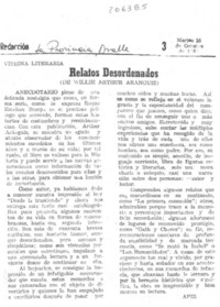 "Relatos desordenados" "Relatos desordenados"