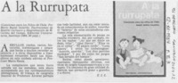 A la rurrupata A la rurrupata