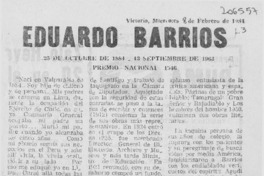 Eduardo Barrios Eduardo Barrios