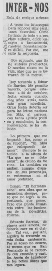 Inter-nos Inter-nos