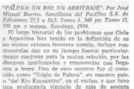 "Palena, un río, un arbitraje" "Palena, un río, un arbitraje"