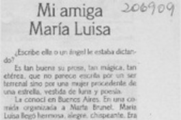 Mi amiga María Luisa Mi amiga María Luisa