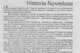 Historia novedosa Historia novedosa