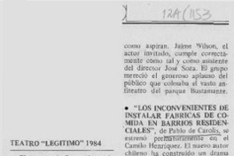 La opera y el teatro frente a la crísis La opera y el teatro frente a la crísis