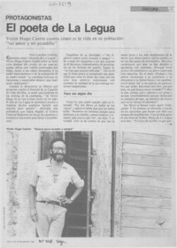El poeta de La Legua El poeta de La Legua