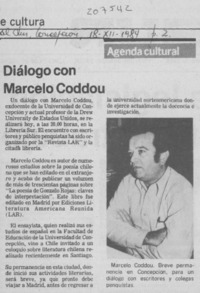 Diálogo con Marcelo Coddou Diálogo con Marcelo Coddou