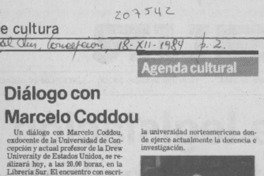 Diálogo con Marcelo Coddou Diálogo con Marcelo Coddou