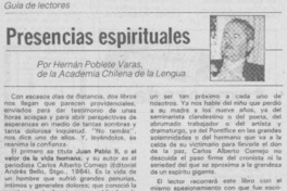 Presencias espirituales Presencias espirituales