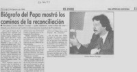 Biógrafo del Papa mostró los caminos de la reconciliación Biógrafo del Papa mostró los caminos de la reconciliación