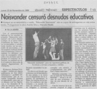 Noisvander censuró desnudos educativos Noisvander censuró desnudos educativos