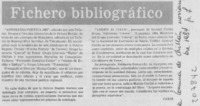 Fichero bibliográfico Fichero bibliográfico
