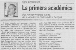 La primera académica La primera académica