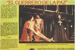 "El guerrero de la paz" "El guerrero de la paz"