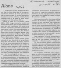 Alone Alone