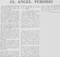 El Angel perdido El Angel perdido