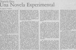 Una novela experimental Una novela experimental