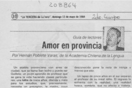 Amor en provincia Amor en provincia