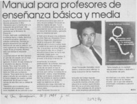 Manual para profesores de enseñanza básica y media Manual para profesores de enseñanza básica y media